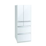 MITSUBISHI 三菱 470公升 日本製 玻璃全鏡面美型六門冰箱 MR-WX47LF水晶白/水晶杏, , large