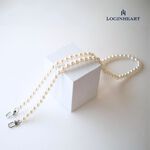 [LOGINHEART]法式珍珠鏈條．100公分長鏈 包包背帶 約會穿搭, , large