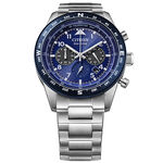 CITIZEN 星辰 光動能航空計時手錶-藍 CA4554-84L, , large