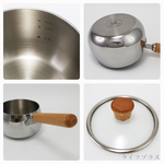 A-OK 316不鏽鋼藍寶石片手鍋-12cm-2支, , large