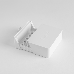 Suzzi Ventilating Travel Soap Bar Container White