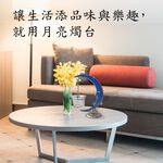 金德恩 GS MALL 台灣製造 月亮造型燭台 蠟燭 檯燈 布置燭台 氣氛燈燭台 造景燭台 蠟燭燭台 蠟燭台 燭台 月亮燭台, , large