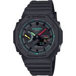 CASIO 卡西歐 G-SHOCK 虛擬世界 霓虹科幻藍芽太陽能雙顯手錶 GA-B2100MF-1A, , large