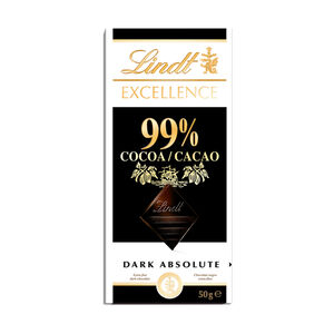 瑞士蓮 極醇系列-99％巧克力片 50g
