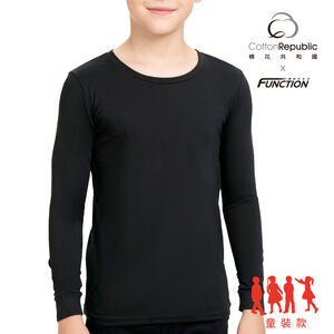 CR Function倍暖輕彈兒童圓領發熱衣-130cm(顏色隨機出貨)