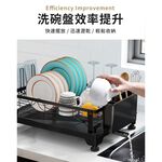 【AOTTO】簡約廚房碗盤收納瀝水架(KC-057), , large
