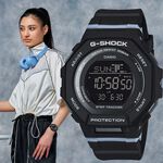 CASIO 卡西歐 G-SHOCK 計步藍芽手錶 柔和色調女錶 GMD-B300-1, , large