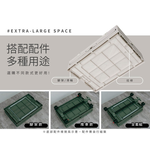 【Y HOUSE】Multi-function foldable storage box for camping, outdoor, side-opening, cart - beige, , large