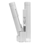 100x microscope with light, fork-shaped magnifying glass, mini handheld microscope with light tube (without scale)., , large