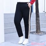 全尺碼-舒彈 運動長褲-黑-0104057, , large