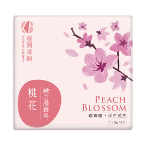 臺灣茶摳 桃花嫩白滋養皂 110g x 3