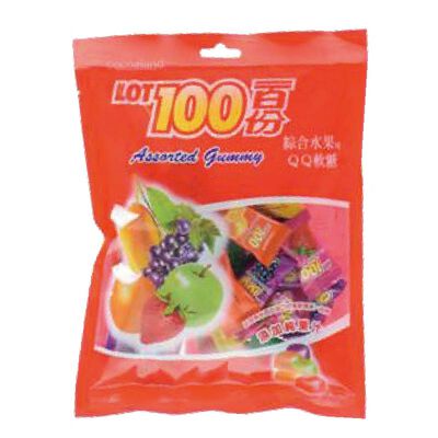 一百份綜合水果味QQ軟糖