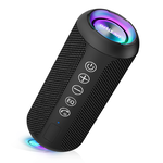 Ortizan X10B Portable Bluetooth Speaker | 24W Surround Sound, 30-Hour Battery Life, IPX7 Waterproof - Black, , large