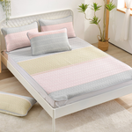 【FOCA】Youth Prologue - Pink | Breathable natural latex cooling pad/cooling mat/multi-function pad (gift: 2 pillowcases of the same style) - Double, 青春序章-粉, large