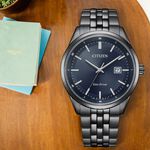 CITIZEN 星辰 光動能經典三針手錶 BM7567-50L, , large