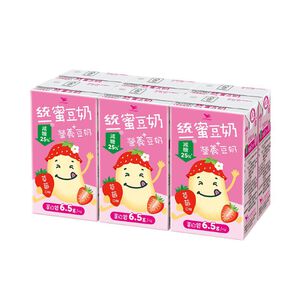 統一蜜豆奶營養+豆奶(草莓口味)