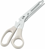 Multifunctional kitchen scissors (white), , large