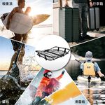 【3D OUTDOOR】可收折多功能車頂行李盤/1Y1-0-543/ L/沙色, , large