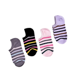 [Kaimei Cotton] 12 pairs of random excellent MIT Taiwan made pure cotton striped right angle socks 22-26cm, , large