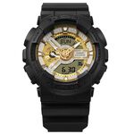 CASIO 卡西歐 G-SHOCK 金銀雙色 雙顯運動手錶 GA-110CD-1A9, , large