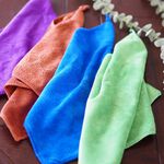 [Kaimei Cotton] 20-pack Random Excellent High-pound 350g Super Absorbent Square Towel Suitable for Rags/Wipes, , large