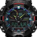 CASIO 卡西歐 G-SHOCK AI 探索虛擬彩虹系列雙顯錶 GA-700RGB-1A, , large