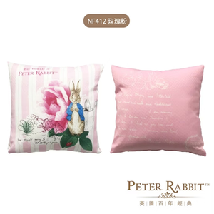 【世豐】PETER RABBIT 比得兔經典抱枕-玫瑰粉