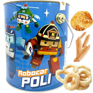 [Cartoon Collaboration] KAKA - Poli Rescue Hero Shrimp and Three Delicacies Paint Bucket
