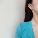 【Gulicc】古莉可 耳環 韓版簡約麻花愛心耳環, , large