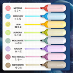 【龍品文創】WRITECH W-8154 時空艙螢光筆-水星藍-1支, , large