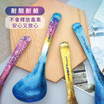 【純鈦冰晶鍋湯杓 繽紛彩】火鍋湯匙 鈦湯匙 大湯匙 環保餐具 露營餐具 湯杓, , large