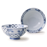 [豐名日本餐具] 4.0"飯碗 間取市松 有田燒 / C04RB0-380-4, , large