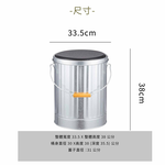 【this-this】日本渡邊金屬｜OBAKETSU 手工製凳子儲物桶 M, , large