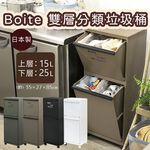 【this-this】日本 LIV PLUS｜BESTCO Boite 雙層分類垃圾桶, , large