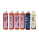 OKASANG Strawberry time fungus drink set｜1000ml*6(White fungus & Strawberries*4、Collagen jelly Drink*1、White fungus & Red date*1), , large