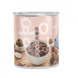 longan red bean rice cake porridge