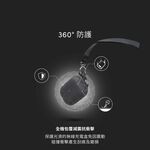 Moshi Pebbo for AirPods 3 保護套 藍牙耳機充電盒 (附可拆式腕帶)-綠色（僅適用AirPods 3）, , large