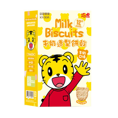 京田製菓 巧虎牛奶造型餅乾 90g【Mia C&apos;bon Only】