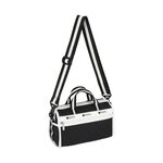 |快速出貨|Lesportsac MINI DUFFEL CROSSBODY 迷你筒狀肩背包 -滾邊夜幕黑, , large