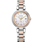 CITIZEN 星辰 XC 櫻吹雪限定 鈦 光動能電波女錶 ES9465-68W, , large