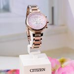 CITIZEN 星辰 XC Hebe田馥甄廣告配戴款 亞洲限定 光動能計時女錶 FB1456-65X, , large
