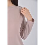 (S) jenny eyelet韓牌質感杏色長袖上衣二手衣, , large