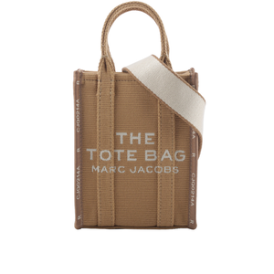 MARC JACOBS THE JACQUARD TOTE 雙色迷你手機托特包/駝色