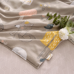 【Betrise】Children's Fun Park | C Energy Series 100% Austrian Tencel™ Light-quenched Graphene Four-piece Duvet Bedding Set-Double, , large