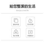 【CITY STAR】透明強力方形雙面貼, , large