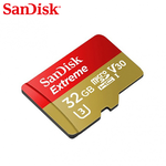 【SanDisk】 Extreme 32G A1 V30 UHS-I U3 microSDHC 記憶卡, , large