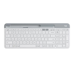 【 Logitech 羅技 】K580 珍珠白 超薄 跨平台 無線 藍牙 鍵盤, , large