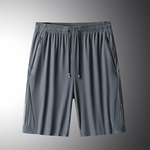 [Ultra-Cooling Shorts] Breathable, Cooling, Summer, Sweat-Wicking, Comfortable, Elastic Waistband, Reflective Strips, Heat Dissipation, Anti-Stuffy, Sports, Casual, Ice Silk, , large