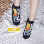 [凱美棉業]《感恩回饋》12雙組 隨機出色 韓國製 純棉細針韓版造型短襪-美式風格款, , large