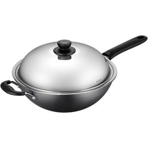 Uncoated ultra-lightweight wok